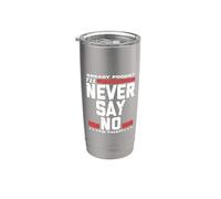 Los alimentos grasos nunca dicen que no Vaso térmico de acero inoxidable de doble pared