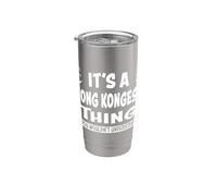 Los amantes de Hong Kong lo que no entenderías hong kongese Vaso térmico de acero inoxidable de doble pared