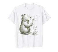 Los Amantes de los Osos de Flores Vintage creen Que Breathe Let Go es caprichoso Camiseta gráfica económica