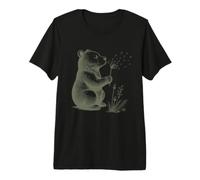 Los Amantes de los Osos de Flores Vintage creen Que Breathe Let Go es caprichoso Camiseta Premium
