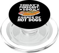 Los amantes de los perros calientes pronostican 100% de probabilidad de perros calientes PopSockets PopGrip para MagSafe