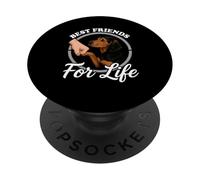 Los Amantes de los Perros Coonhound, Mejores Amigos, diseñan un Hermoso Coonhound PopSockets PopGrip Adhesivo