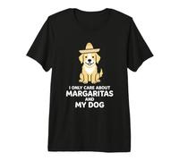Los Amantes de Margarita Solo se preocupan por Las Margaritas y el dueño del Perro Camiseta Premium