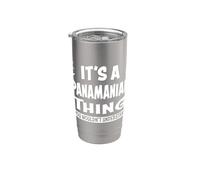 Los amantes de Panamá lo que no entenderías panameño Vaso térmico de acero inoxidable de doble pared