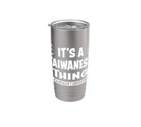 Los amantes de Taiwán cosa que no entenderías taiwanés Vaso térmico de acero inoxidable de doble pared