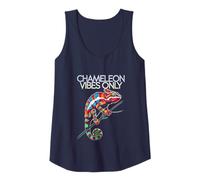 Los amantes del camaleón de la pantera solo viven vibraciones camaleónicas para siempre Camiseta sin Mangas