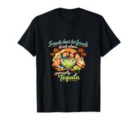 Los Amigos de Tequila Party Crew beben Solos una Divertida Margarita Camiseta