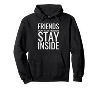 Los amigos no dejan que los amigos se queden adentro - Outdoor Adventure Sudadera con Capucha