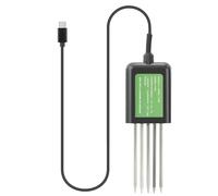 Los analizadores de suelo multifunción profesionales miden 7 parámetros, incluyendo niveles de nutrientes y factores ambientales, medidor de suelo con sensores