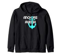 Los anclajes pesan la navegación marítima Sudadera con Capucha