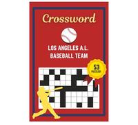 Los Angeles Baseball Crossword Puzzle Book: Easy to read print | 6x9 inches | 53 Puzzles, 477 Words, 106 Pages | Gift for Baseball Fans, Vacations, Road Trips, Holidays, & Free Time