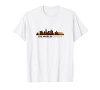 Los Angeles, CA City Skyline | Camiseta California Hometown Camiseta