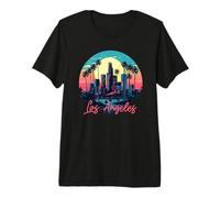 Los Ángeles California City Downtown Skyline California L.A. Camiseta Premium