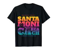 Los Angeles California Dreaming Shirts, Santa Monica Beach Camiseta gráfica económica