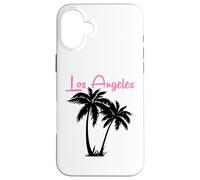 Los Ángeles California Estados Unidos Retro Palmera Carcasa para iPhone 16 Plus