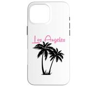 Los Ángeles California Estados Unidos Retro Palmera Carcasa para iPhone 16 Pro MAX