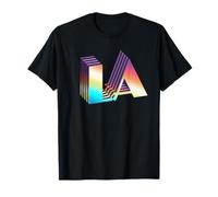 Los Ángeles California Retro Vintage City Graphic LA Camiseta