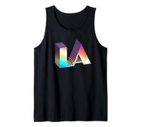 Los Ángeles California Retro Vintage City Graphic LA Camiseta sin Mangas