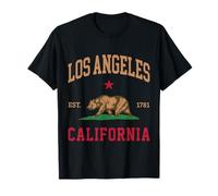 Los Ángeles California Vintage LA City Travel Design Camiseta