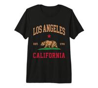 Los Ángeles California Vintage LA City Travel Design Camiseta Premium