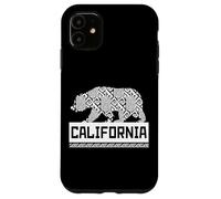 Los Ángeles California Wild Bear Ilustración Gráfico fresco Carcasa para iPhone 11