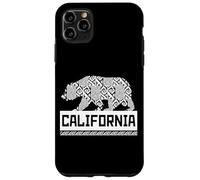 Los Ángeles California Wild Bear Ilustración Gráfico fresco Carcasa para iPhone 11 Pro Max