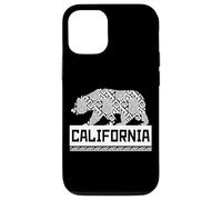 Los Ángeles California Wild Bear Ilustración Gráfico fresco Carcasa para iPhone 12/12 Pro