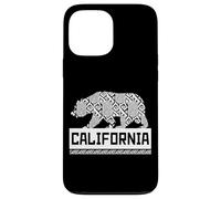 Los Ángeles California Wild Bear Ilustración Gráfico fresco Carcasa para iPhone 13 Pro Max