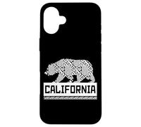 Los Ángeles California Wild Bear Ilustración Gráfico fresco Carcasa para iPhone 16 Plus