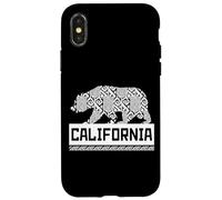 Los Ángeles California Wild Bear Ilustración Gráfico fresco Carcasa para iPhone X/XS
