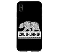 Los Ángeles California Wild Bear Ilustración Gráfico fresco Carcasa para iPhone XS Max