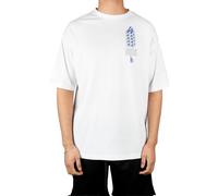 LOS ANGELES DODGERS New Era MLB Wordmark - Camiseta de Gran tamaño, Color Blanco