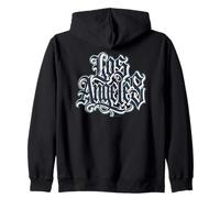 Los Ángeles Gothic Old English tee Vintage LA Streetwear Sudadera con Capucha
