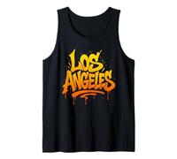 Los Ángeles Graffiti Street Art City Design Camiseta sin Mangas