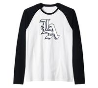 Los Angeles LA Lowrider Hip Hop West Coast Westside USA Camiseta Manga Raglan