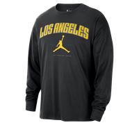Los Angeles Lakers Essential Camiseta de manga larga Jordan de la NBA - Hombre - Negro XL