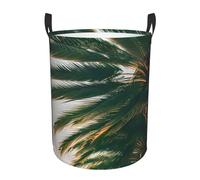 Los Angeles Palm Trees - Cesto de ropa sucia, impermeable, independiente con asas de fácil transporte en lavandería, dormitorio, baño