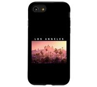 Los Ángeles Pink Sunset Downtown Palm Trees Niños Niñas Mujeres Carcasa para iPhone SE (2020) / 7/8