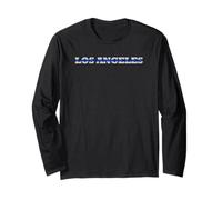 Los Angeles Thin Blue Line Police Officer LAPD - Camiseta Manga Larga