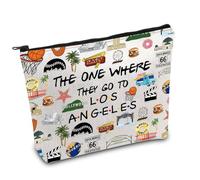 Los Angeles Trip Makeup Bag City of Angels Gift Los Angeles Vacation Bag Los Angeles Souvenir Gift Welcome Bag Housewarming Gift (Los Angeles UK)