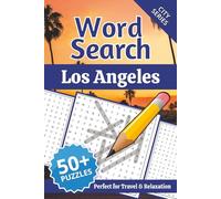 Los Angeles Word Search Puzzle Book: Word Searches with Easy to Read Print about Los Angeles Landmarks, Food, Nature and More | 6x9 inches, 110 pages ... | Gift for Vacations, Holidays and Free Time