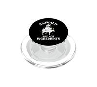 Los Animales no Son Ingredientes PopSockets PopGrip para MagSafe