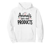 Los Animales no Son Productos, Derechos de los Animales y Estilo de Vida Vegano Sudadera con Capucha