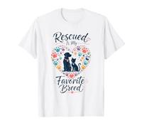 Los Animales Rescatados Son Mis Favoritos Amante Perros Camiseta
