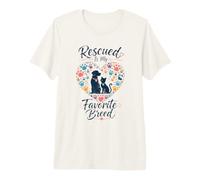 Los Animales Rescatados Son Mis Favoritos Amante Perros Camiseta Premium