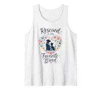 Los Animales Rescatados Son Mis Favoritos Amante Perros Camiseta sin Mangas