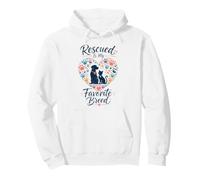 Los Animales Rescatados Son Mis Favoritos Amante Perros Sudadera con Capucha