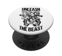 Los Animales Salvajes del Luchador de MMA Dan rienda Suelta a Las Artes Marciales de la Bestia PopSockets PopGrip Adhesivo