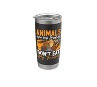 Los animales son mis amigos Adopción Padres adoptivos Bienestar animal Vaso térmico de acero inoxidable de doble pared