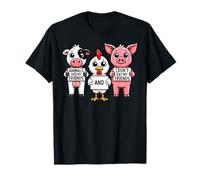 Los Animales Son mis Amigos y no me como mis Amigos Camiseta